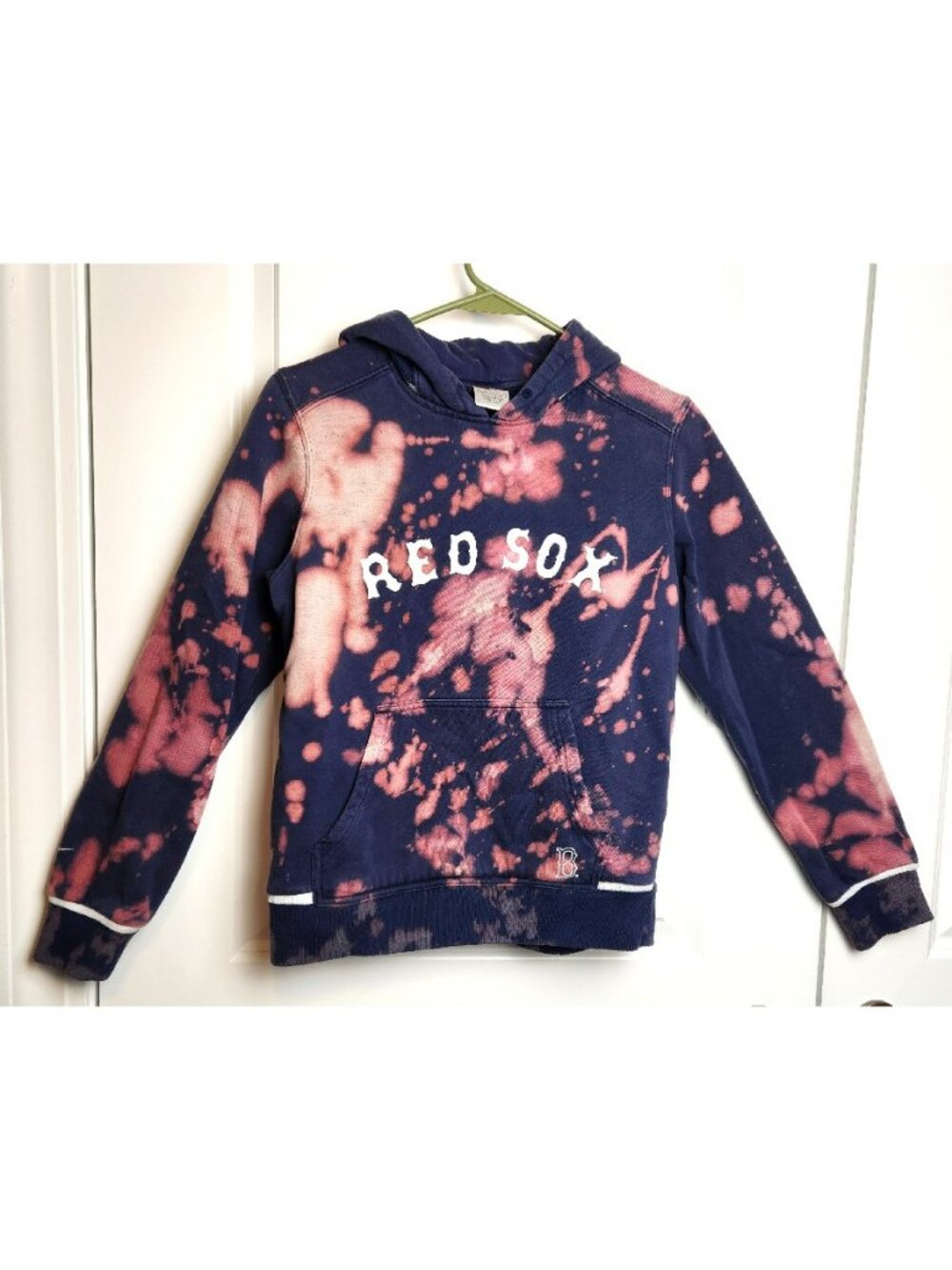 Boston Red Sox Bleach Dyed Hoodie Nike Women's Medium No String Y2K